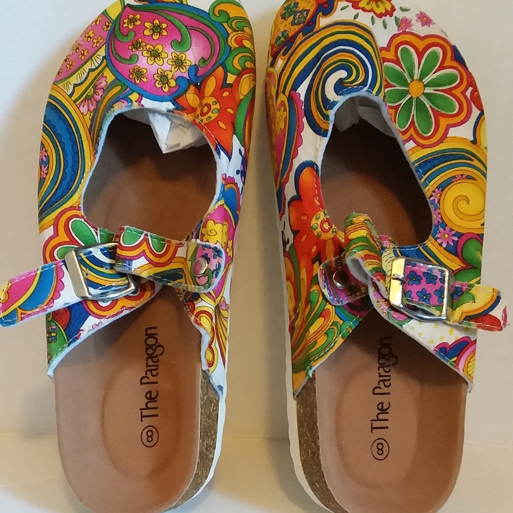 Paragon Paisley Clogs